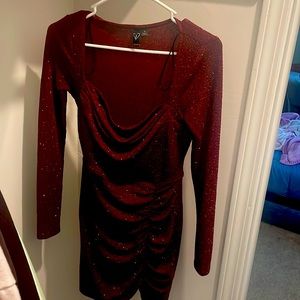 Red Windsor sparkly dress